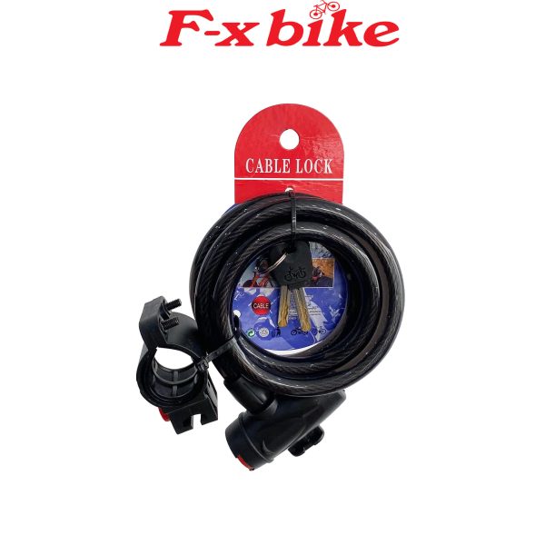 Khóa Chìa Xe Đạp Thể Thao F-x Bike Dài 1M2 Treo Yên Chống Trộm