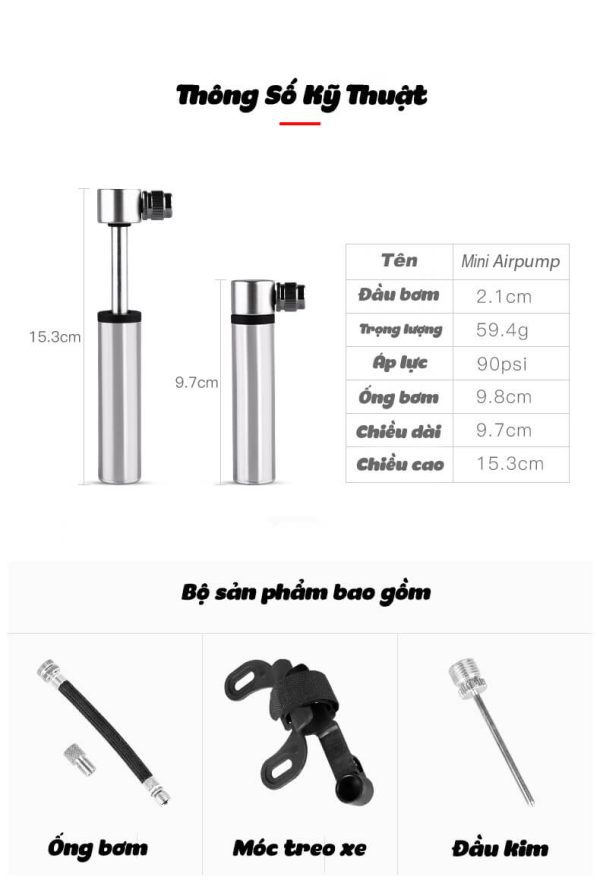 Bơm mini airpump