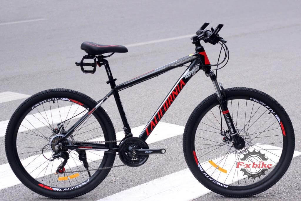 Xe Đạp California 200CC Đen Đỏ