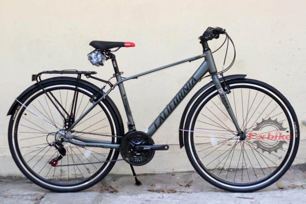 Xe Đạp California City 300 Màu Ghi