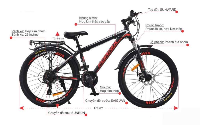 Cấu tạo của xe đạp đua gồm những bộ phận nào?