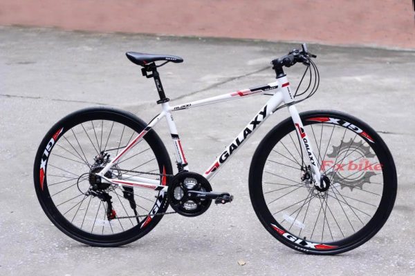 Xe Đạp Đường Phố Galaxy RL200 Trắng Đỏ