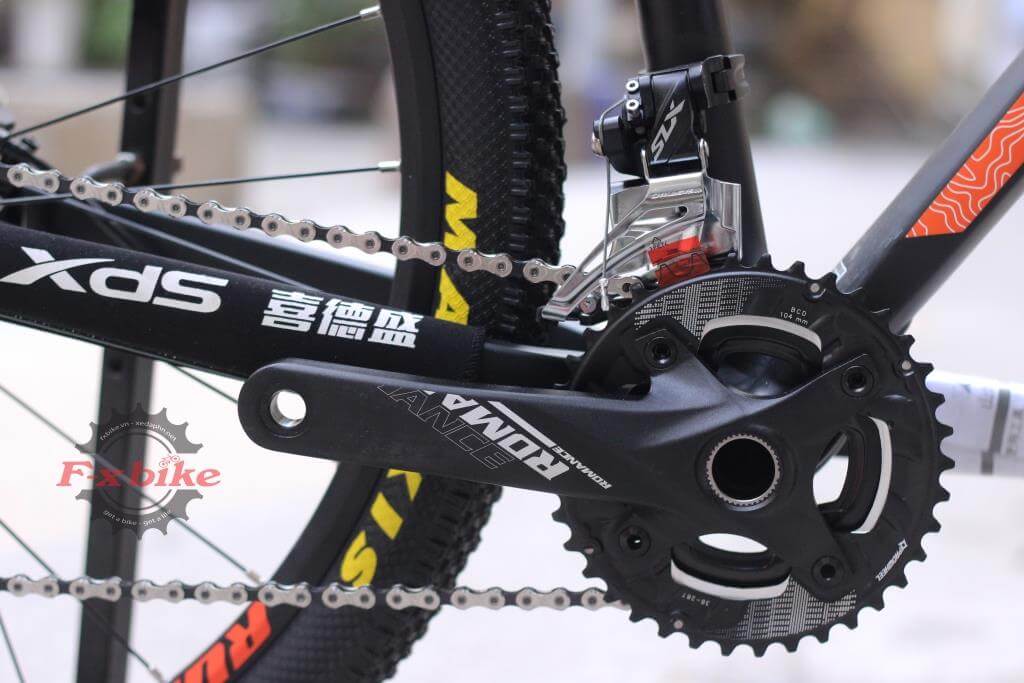 Trục rỗng Nhôm, Đùi đĩa nhôm Prowheel Romance 38/28T