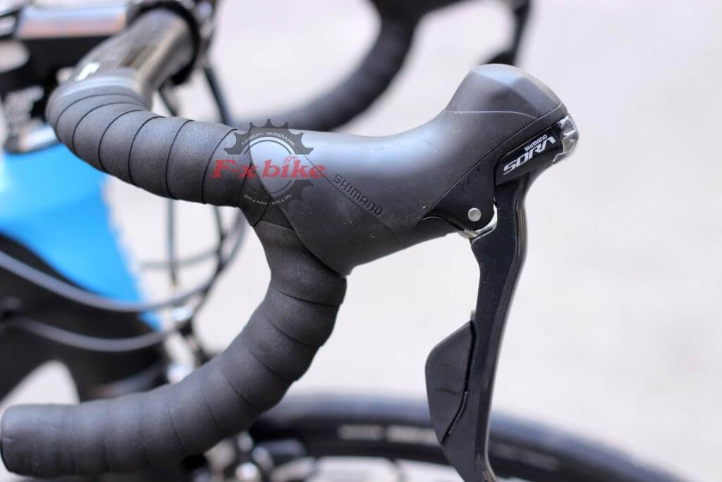 Ghi Đông Tay Cuộc Branta Kết Hợp Với Tay Lắc Shimano Sora