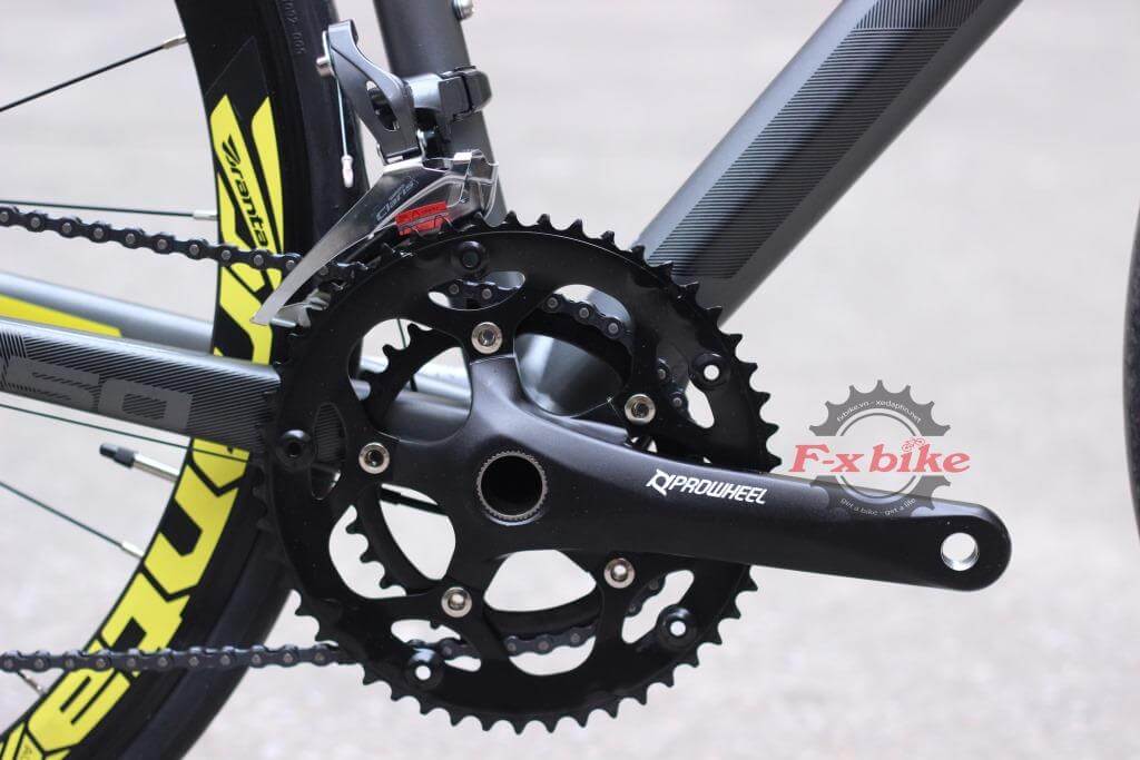 Trục rỗng, Đùi đĩa nhôm Prowheel 50T/34T
