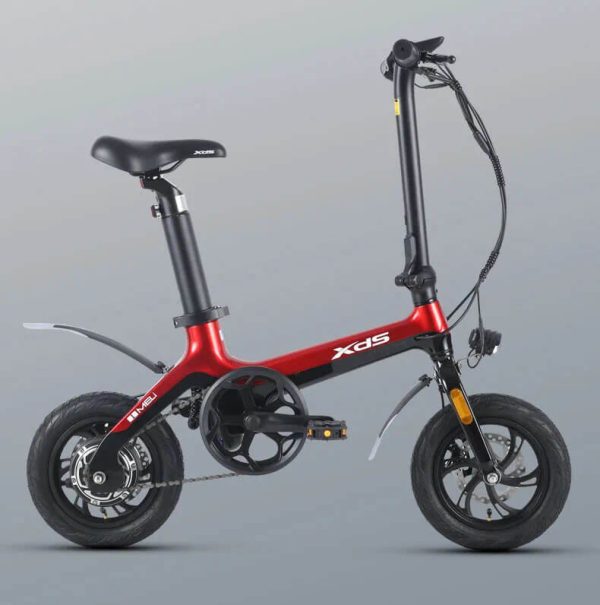 Xe Đạp Gấp Điện XDS Meli Ghi Đen