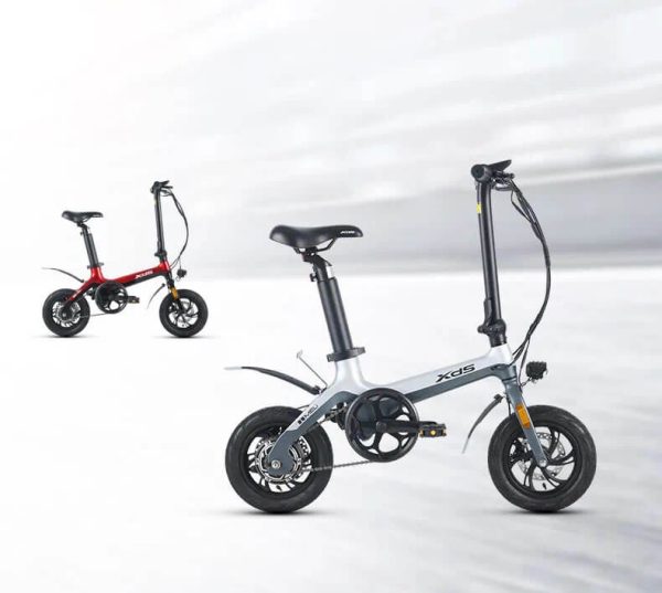 Xe Đạp Gấp Điện XDS Meli Ghi Đen