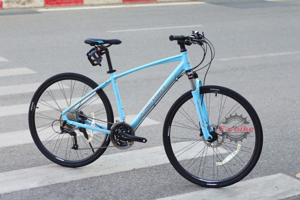 Xe Đạp Merida Crossway 100 Xanh Trời