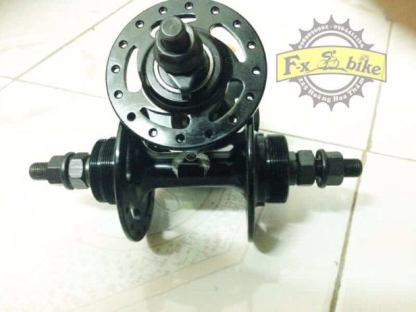 Hub Sunshine Fixed Gear Bạc Đạn 32 Lỗ Đen