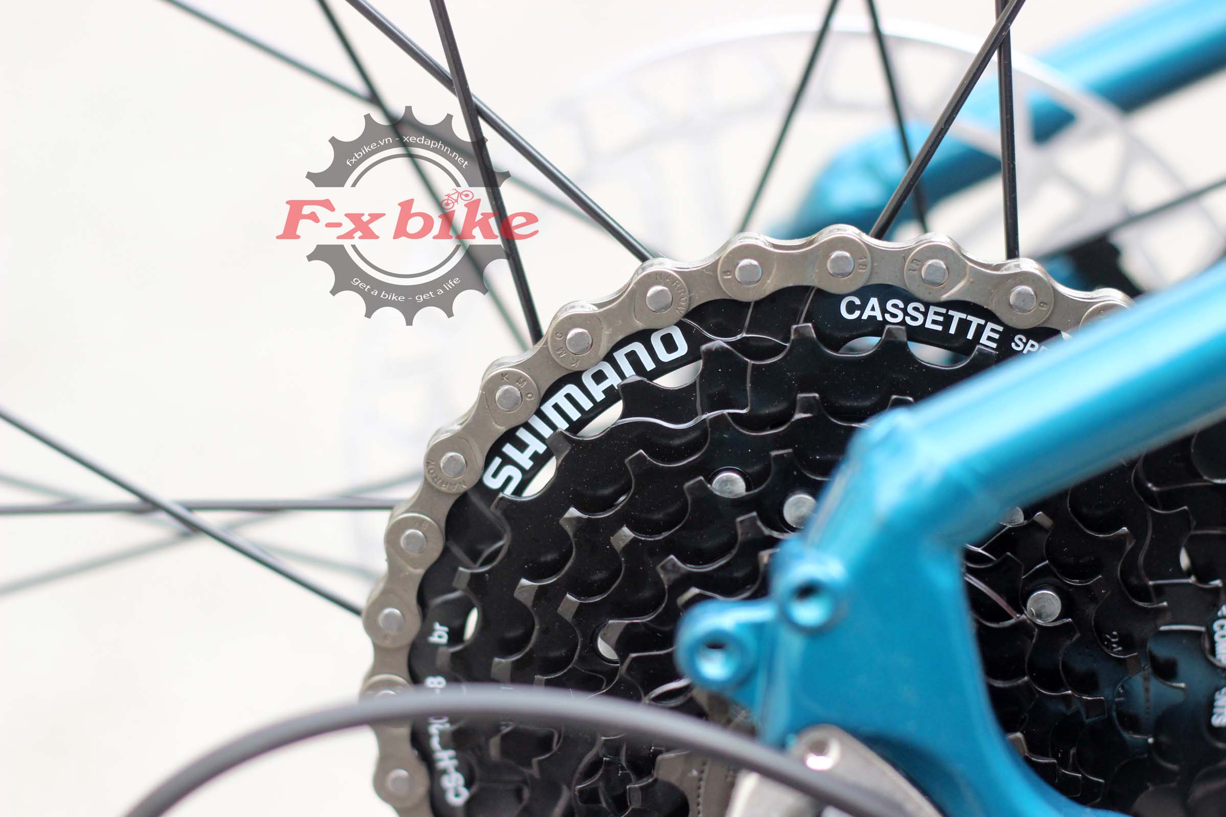 Líp Shimano CS-HG200 - 8 tầng - Xích KMC-8s