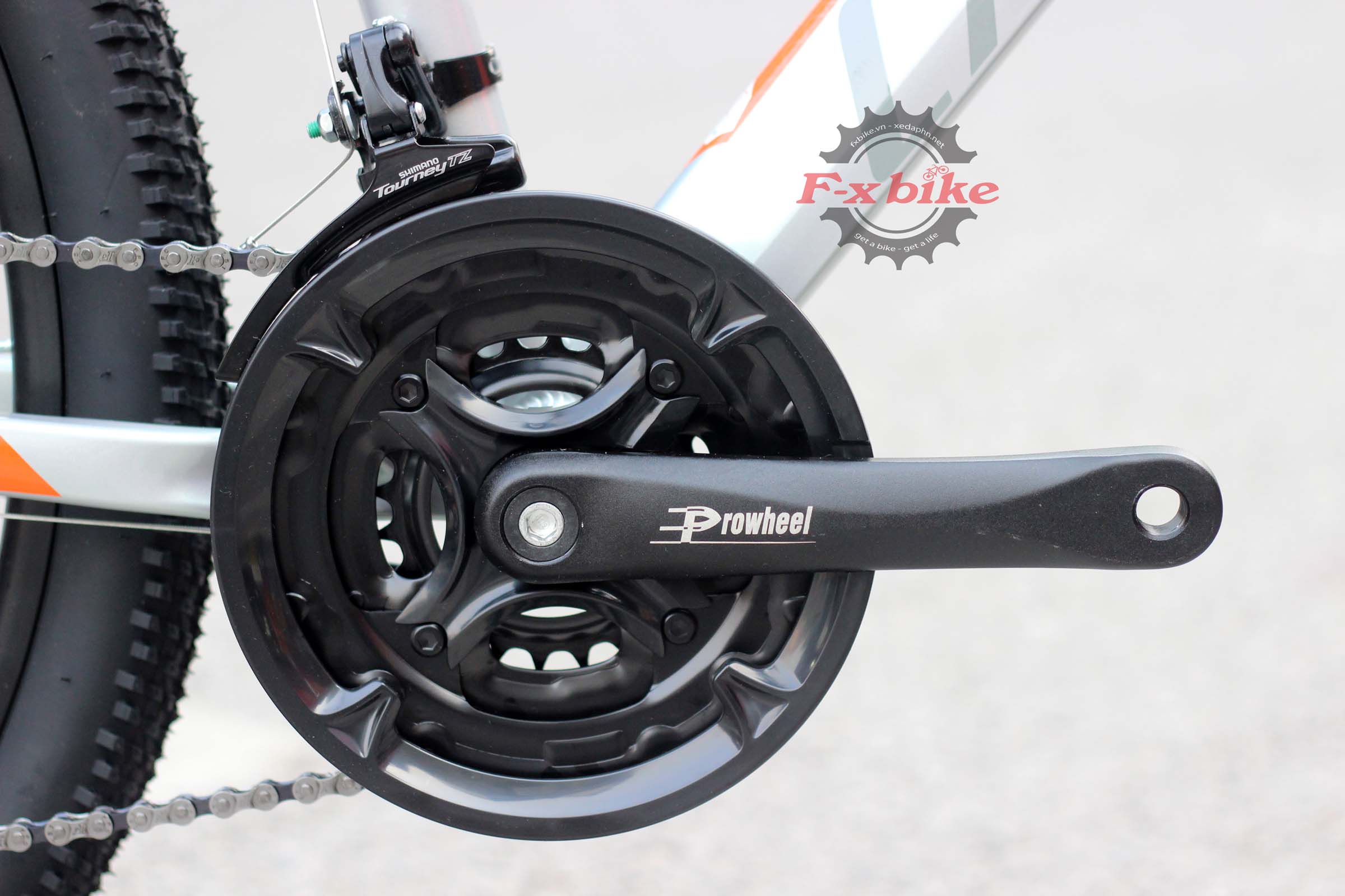 Đùi đĩa nhôm Prowheel 3 tầng 42-34-24T