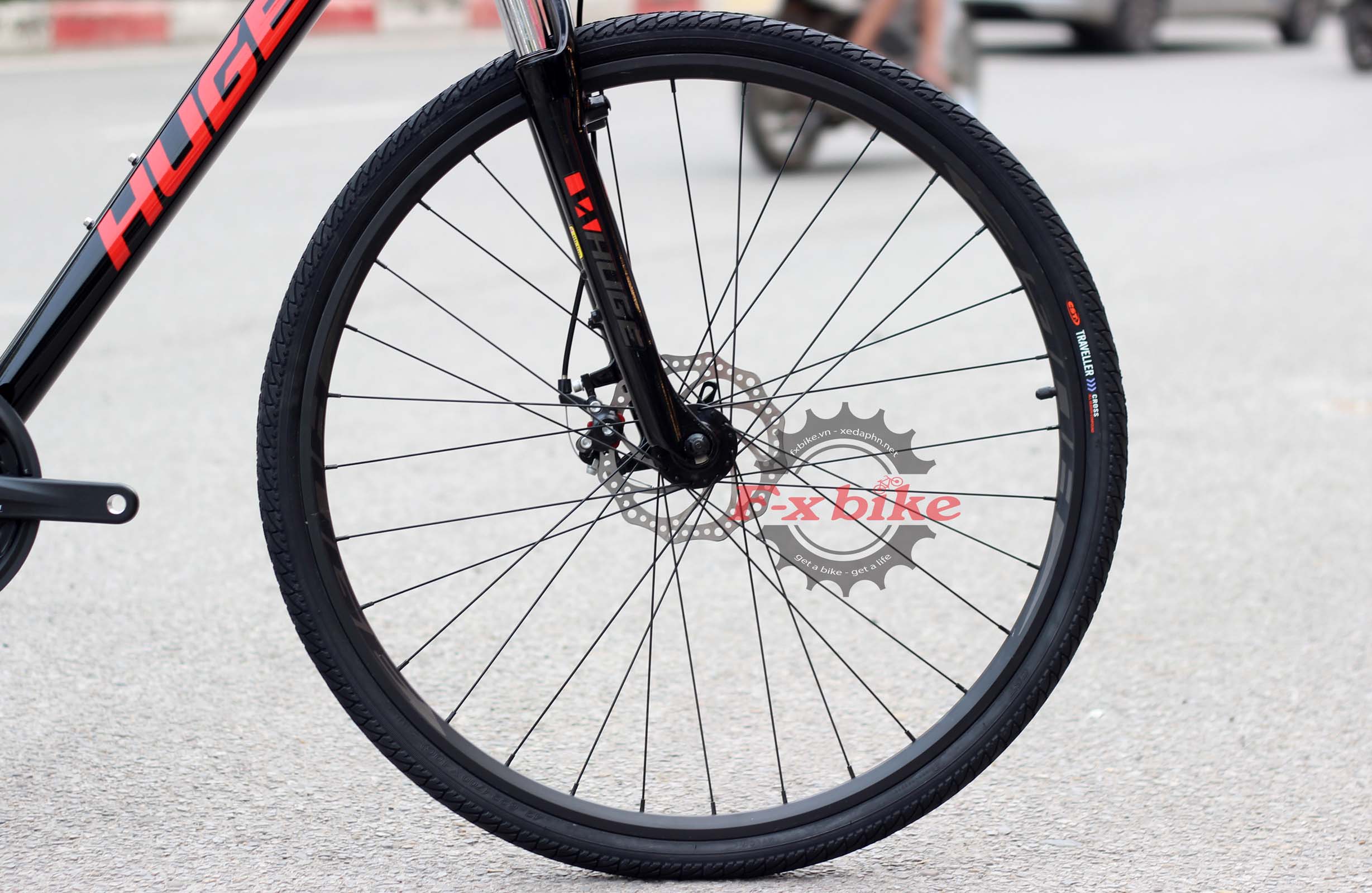 Size vành: 700c nhôm 2 lớp cứng cáp