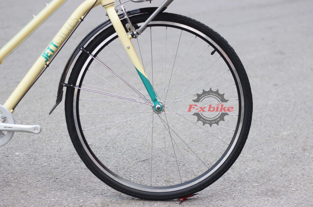 Vành trước 700c nhôm 2 lớp cứng cáp