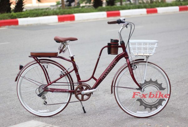 Xe Đạp Nữ California Modeltime Cacao Màu Đỏ