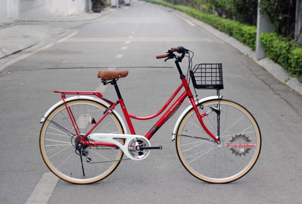 Xe Đạp Nhật Mypallas M504 - Màu Đỏ