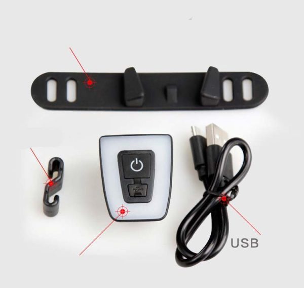 Đèn hậu xe đạp Led bike Tail Lamp sạc USB