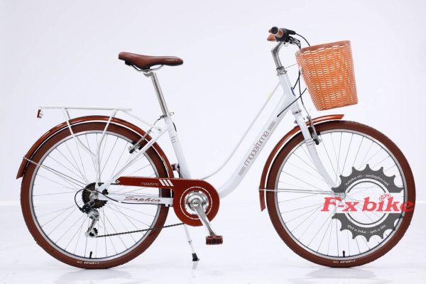 Xe Đạp California Modeltime Sophia Màu Vàng Kem