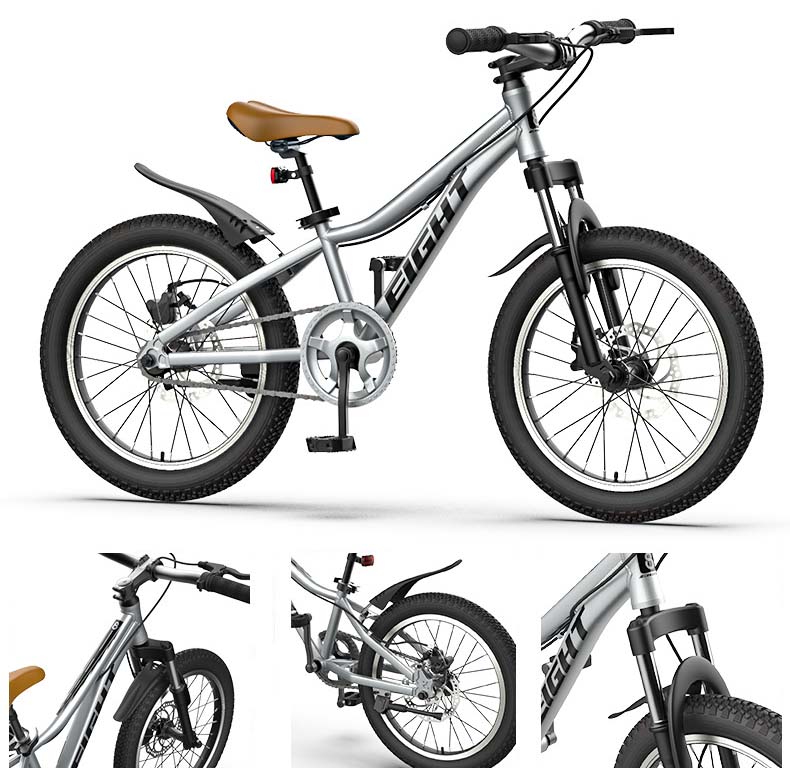 Xe Đạp Trẻ Em Eight Bánh 20inch Màu Cam