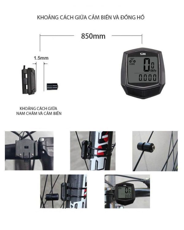 Đồng hồ Km chống nước