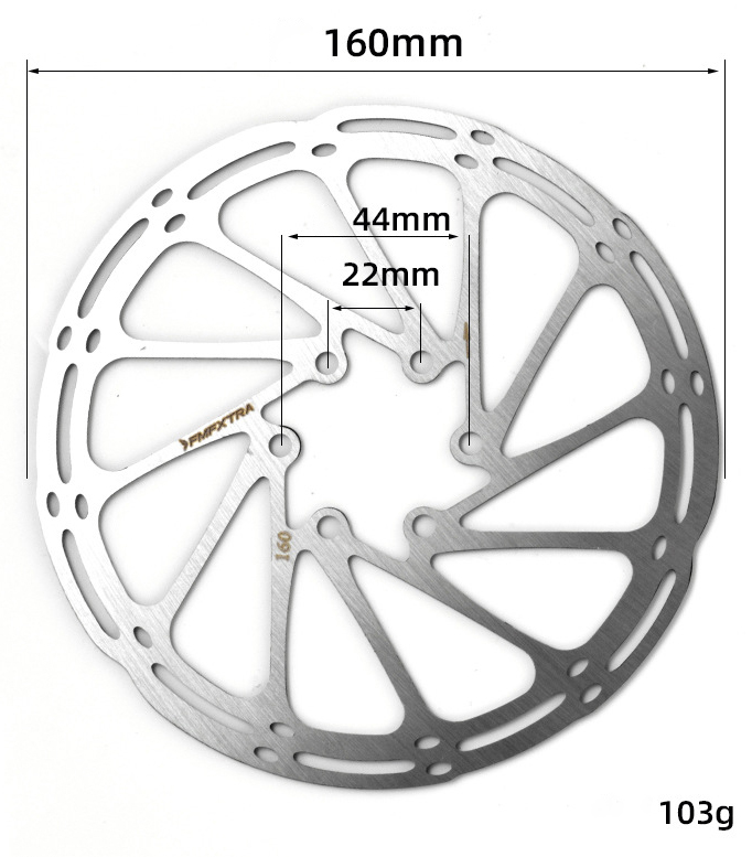 Đĩa Phanh Xe Đạp Tản Nhiệt - Đĩa Thắng Xe Đạp 160mm – Thép Không Gỉ