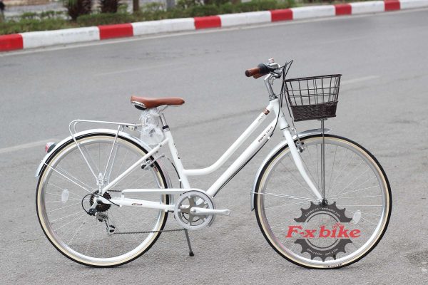 Xe Đạp Inveter Milan V Màu Trắng