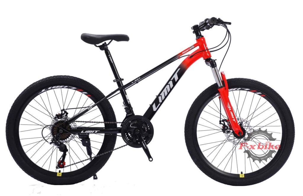 Xe Đạp Địa Hình MTB Limit L-950 Bánh 24inch Màu Đen Đỏ