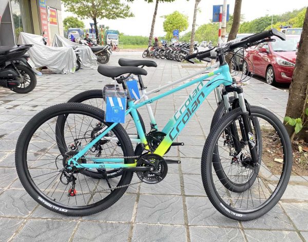 Xe Đạp Địa Hình MTB Crolan 320 Màu Xanh Vàng
