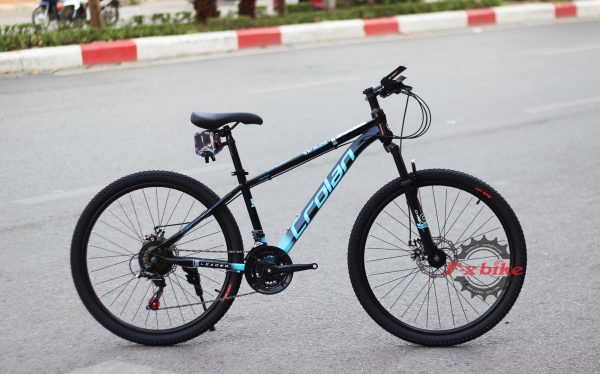 Xe Đạp Địa Hình MTB Crolan 320 Màu Đen Xanh Biển