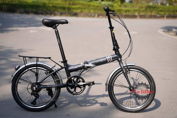 Xe Đạp Gấp California Time 7s Màu Đen