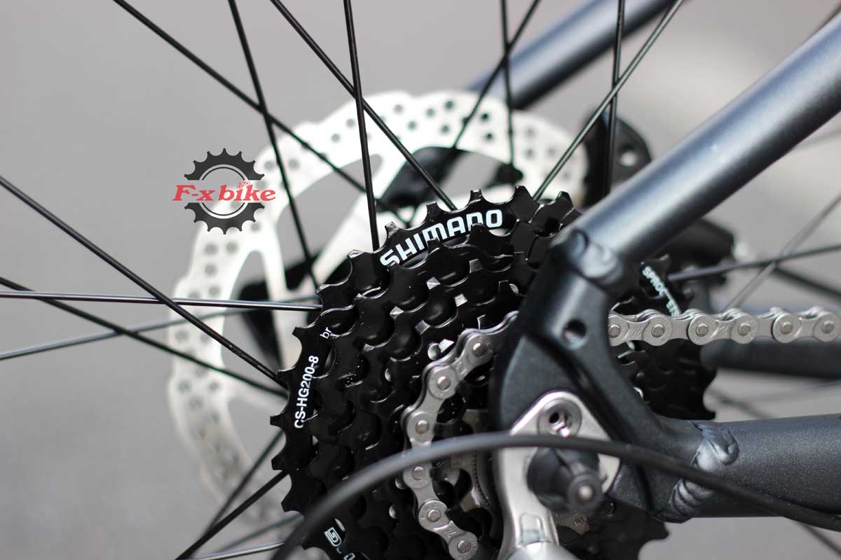 Líp: Shimano HG200 – 8 tầng (Nhật Bản)