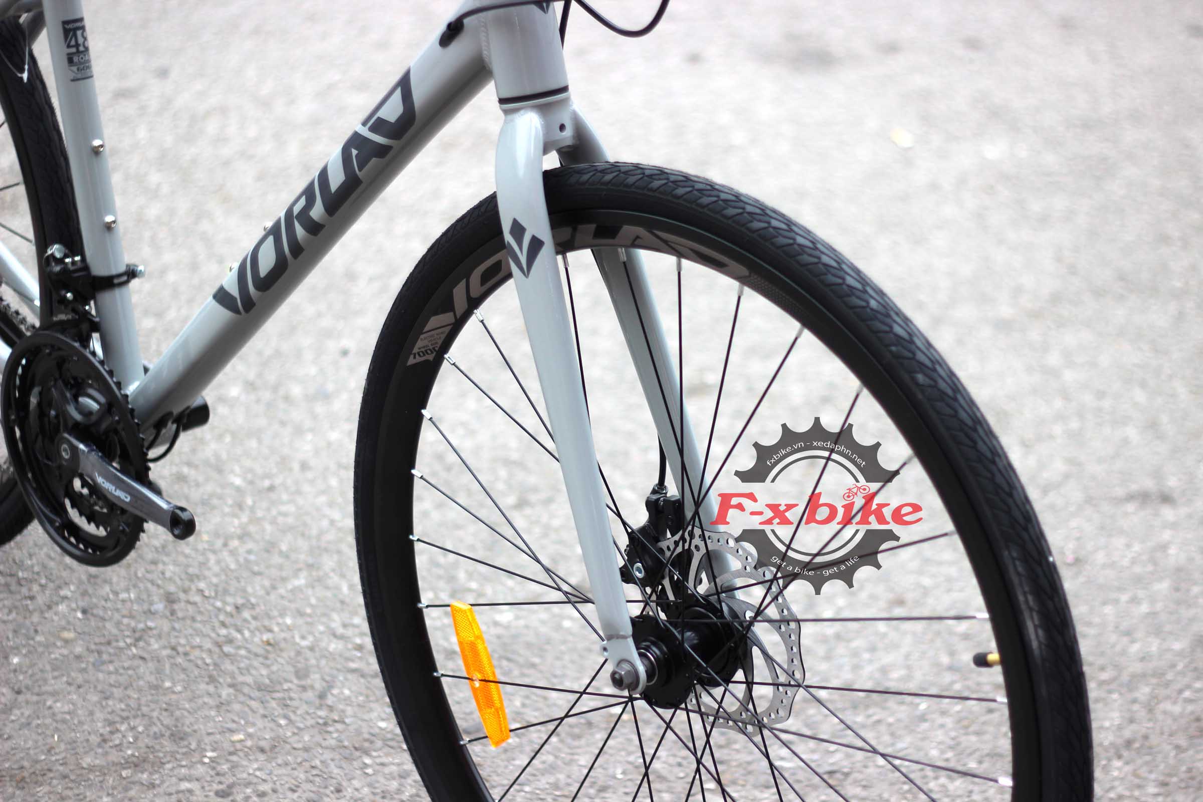 Bánh 700cc nhôm 2 lớp cứng cáp trước và sau