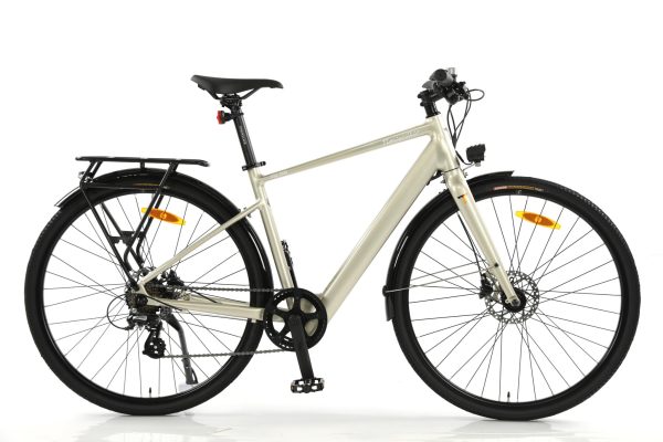 Xe Đạp Trợ Lực Điện TimeWalker FRC500 2024 Màu Ghi Vàng