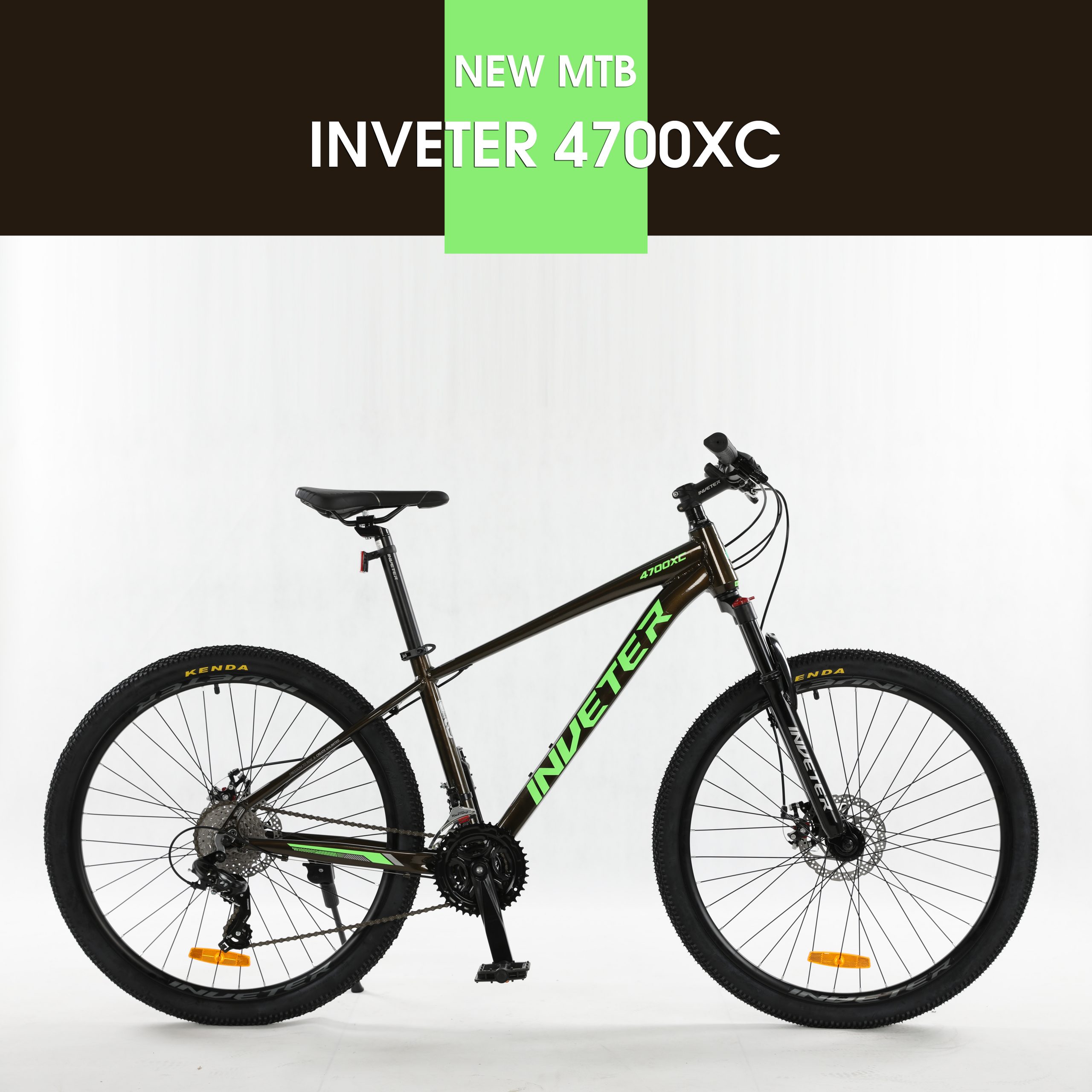 Xe Đạp Thể Thao MTB Inveter 4700xc Màu Đen Xanh