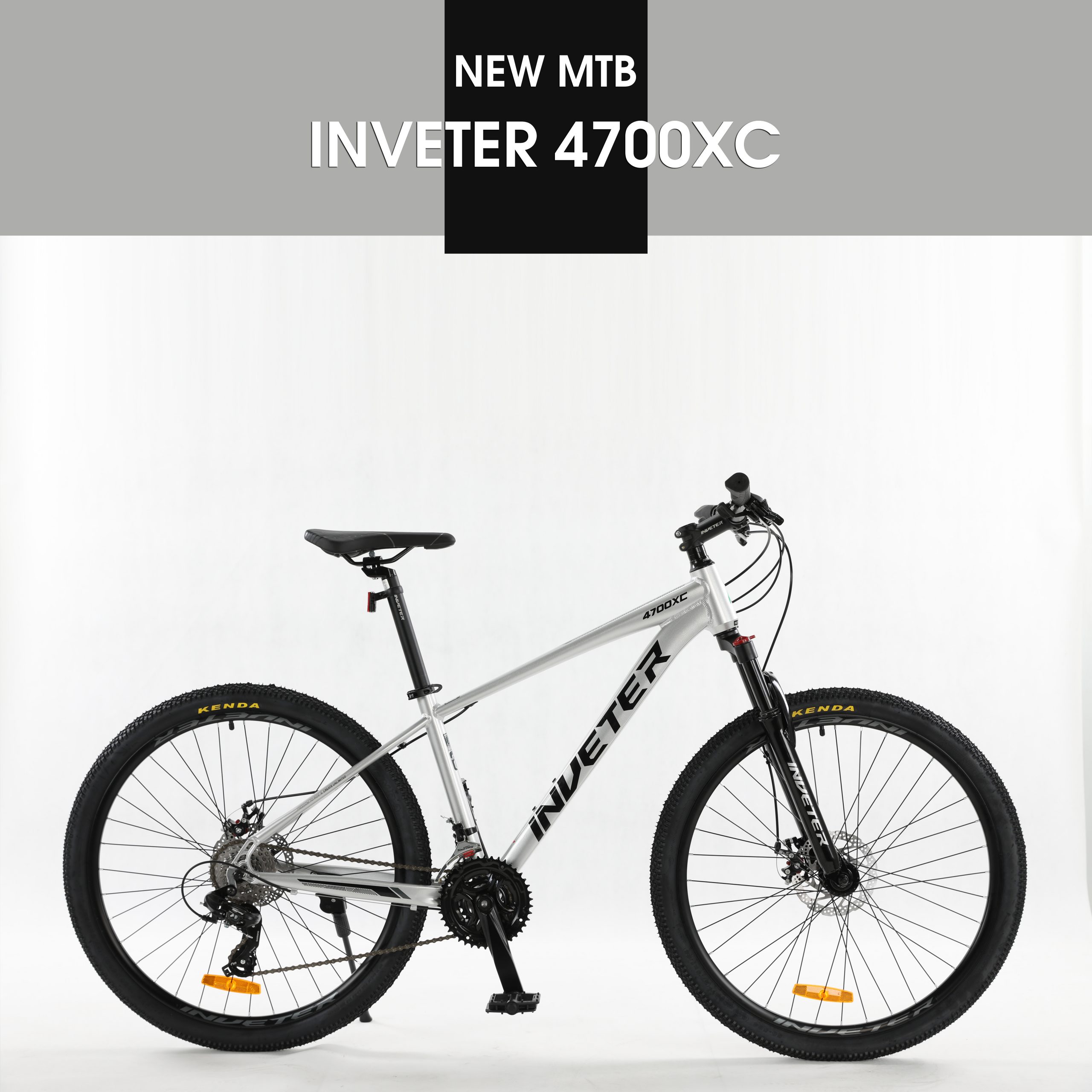 Xe Đạp Thể Thao MTB Inveter 4700xc Màu Bạc Đen