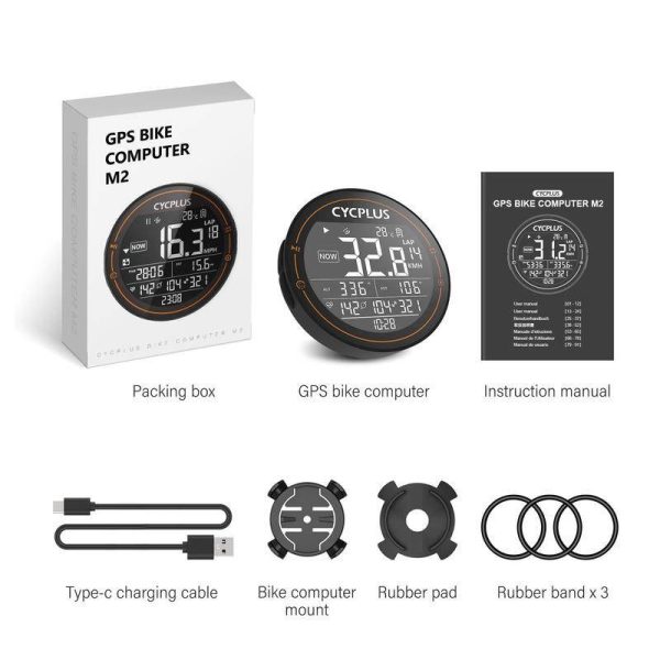 Đồng hồ tốc độ xe đạp GPS Cycplus M2