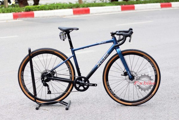 Xe Đạp Gravel XdS GT300 2023 Màu Xanh Đen