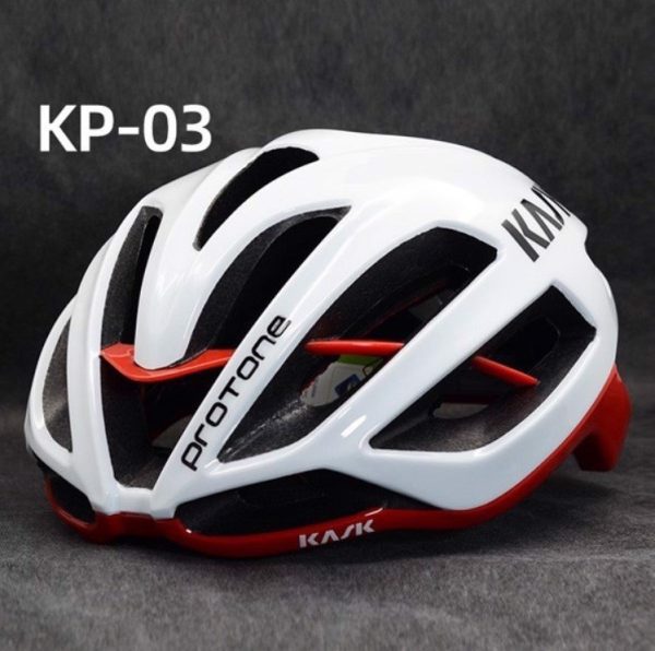 Mũ Bảo Hiểm Xe Đạp Kask Protone Màu Trắng Đỏ