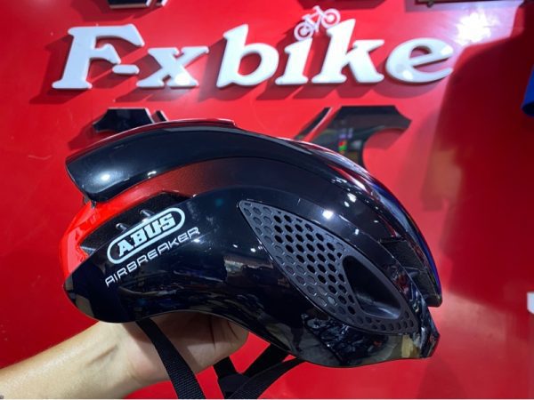 Mũ Bảo Hiểm Xe Đạp Abus D02 (Màu Đen Đỏ)