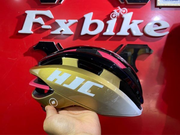 Mũ Bảo Hiểm Xe Đạp HJC D06 (Màu Đen Hồng Vàng)