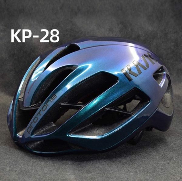 Mũ Bảo Hiểm Xe Đạp Kask Protone Màu Xanh Nhũ