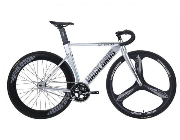 Xe Đạp Fixed Gear Magicbros CX8 Plus Vành 3 Đao - Màu Bạc