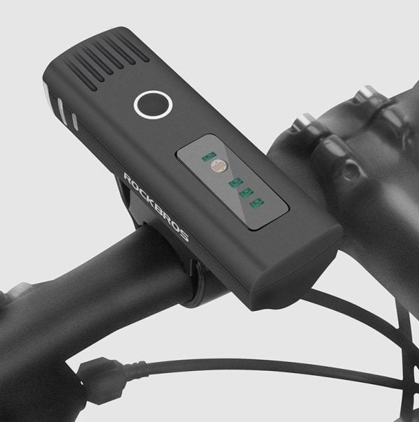 Đèn Trước Xe Đạp Rockbros Cảm Biến 1500MAH