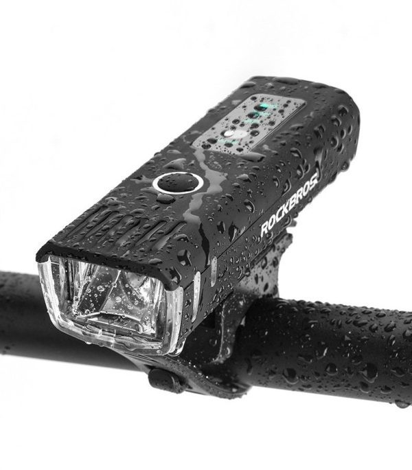 Đèn Trước Xe Đạp Rockbros Cảm Biến 1500MAH