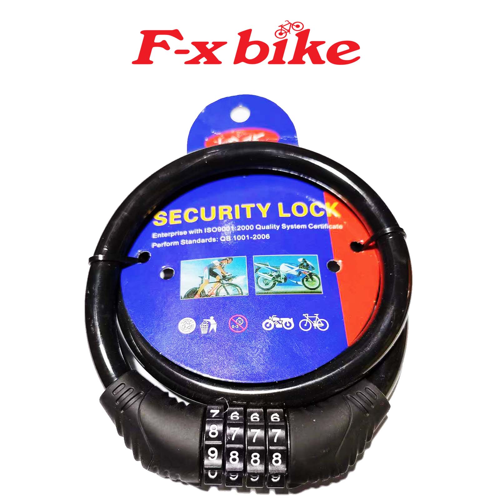 Khóa Dây Xe Đạp 4 Số Đổi Mã Chống Trộm