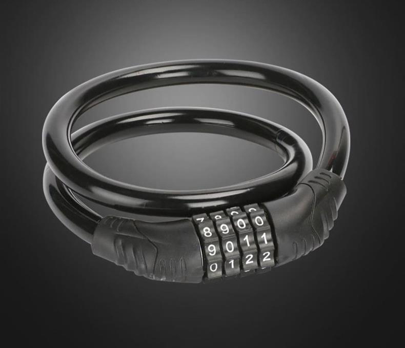 Khóa Dây Xe Đạp 4 Số Đổi Mã Chống Trộm