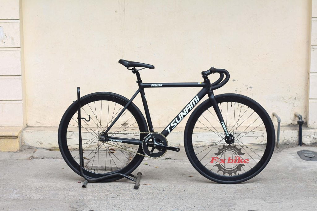 Xe Đạp Fixed Gear Tsunami SNM100 Màu Đen