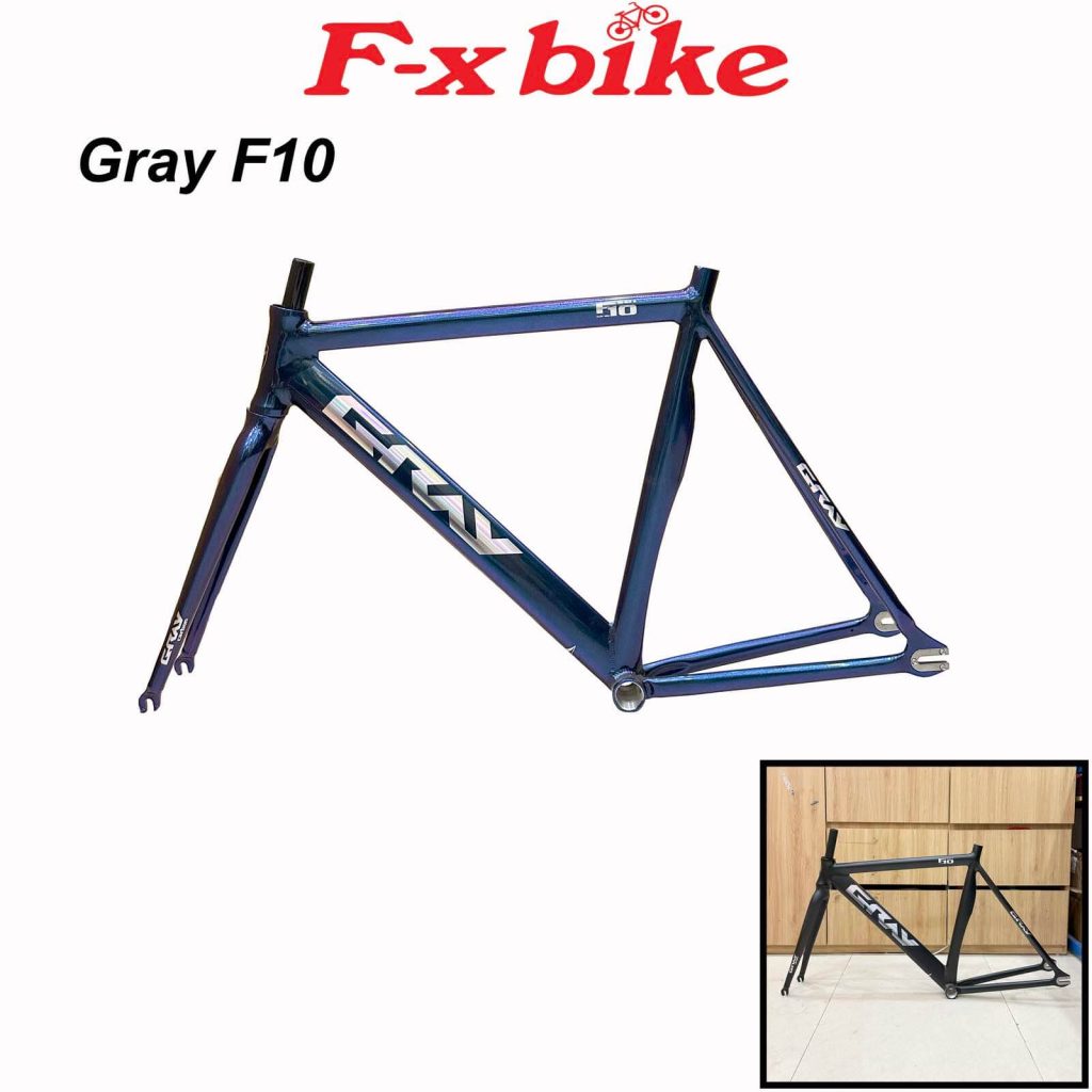 Khung Hợp Kim Nhôm Xe Đạp Fixed Gaer Gray F10 Càng Nhôm