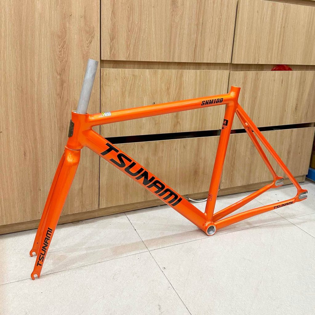 Khung Hợp Kim Nhôm Fixed Gear Tsunamni Snm100 Càng Nhôm - Hình ảnh 3