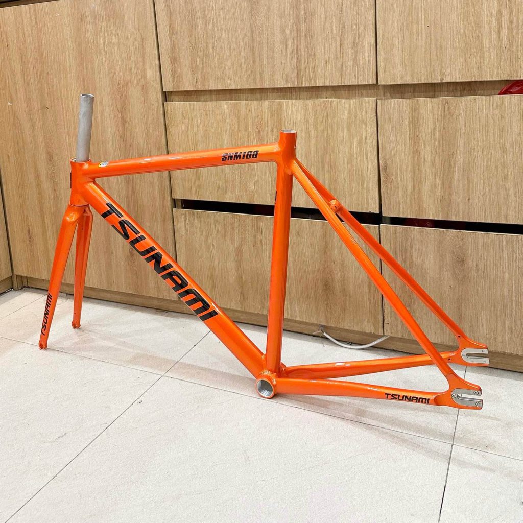 Khung Hợp Kim Nhôm Fixed Gear Tsunamni Snm100 Càng Nhôm - Hình ảnh 2