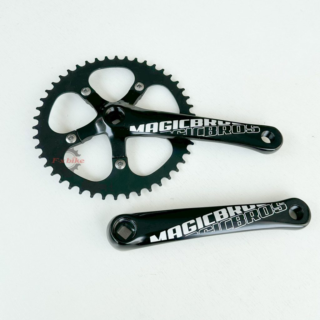 Đùi Đĩa Cốt Vuông 1 Tầng Magicbros 46T - Cho Xe Fixed Gear Hoặc Touring - Hình ảnh 4